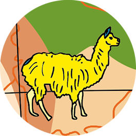 Caly Globes classic animaux illustration