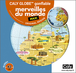 Caly Globes maxi merveilles du monde pack