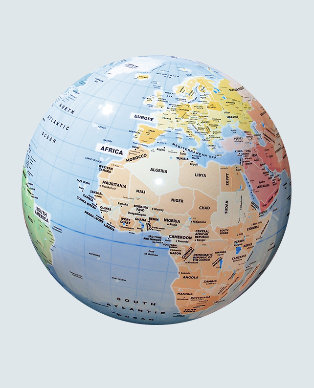 Caly Globe Maxi42 political world