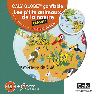 Caly Globes Classic P'tits animaux de la nature