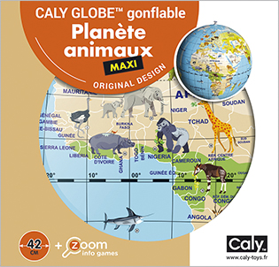 Caly Globes Maxi Planete animaux