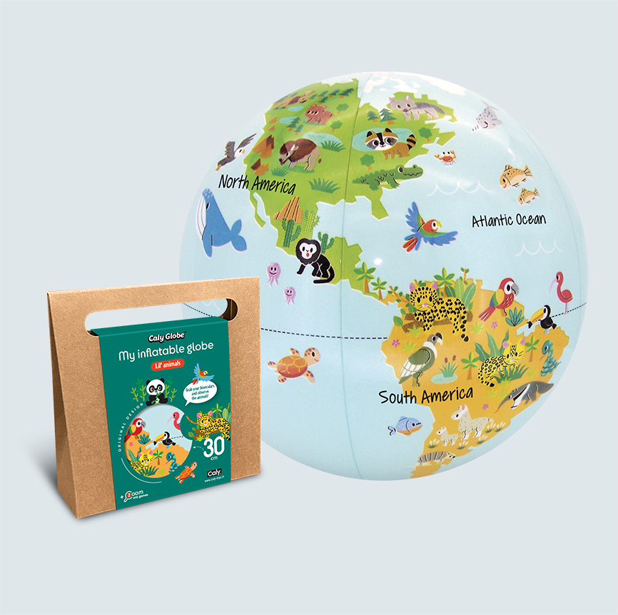 Caly Globe™ - Lil' animals - 30cm