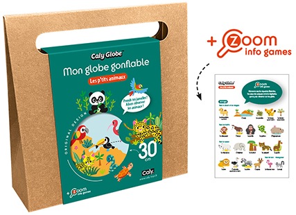 Caly Globe™ - Les p'tits animaux - 30cm