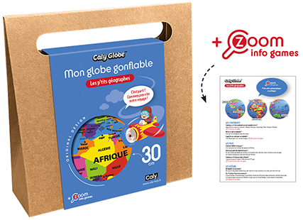 Caly Globe™ - Les p'tits géographes - 30cm