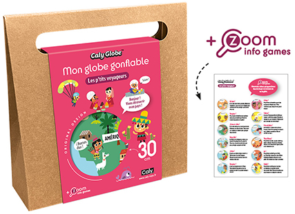 Caly Globe™ - Les p'tits voyageurs - 30cm Caly Globe™ - Les p'tits voyageurs - 30cm