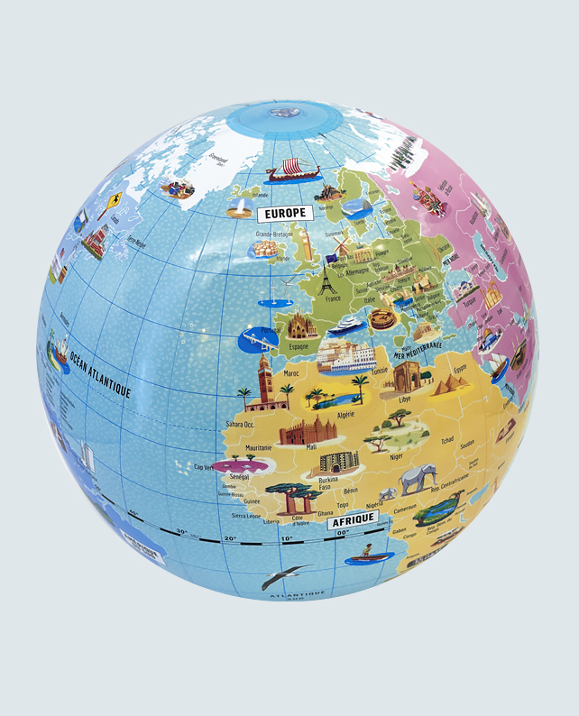Caly Globe™ - Merveilles du monde - 40cm