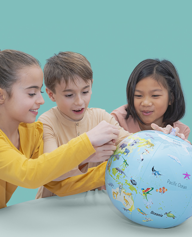 Caly Game™ - Stick'n Quiz - Animaux du monde