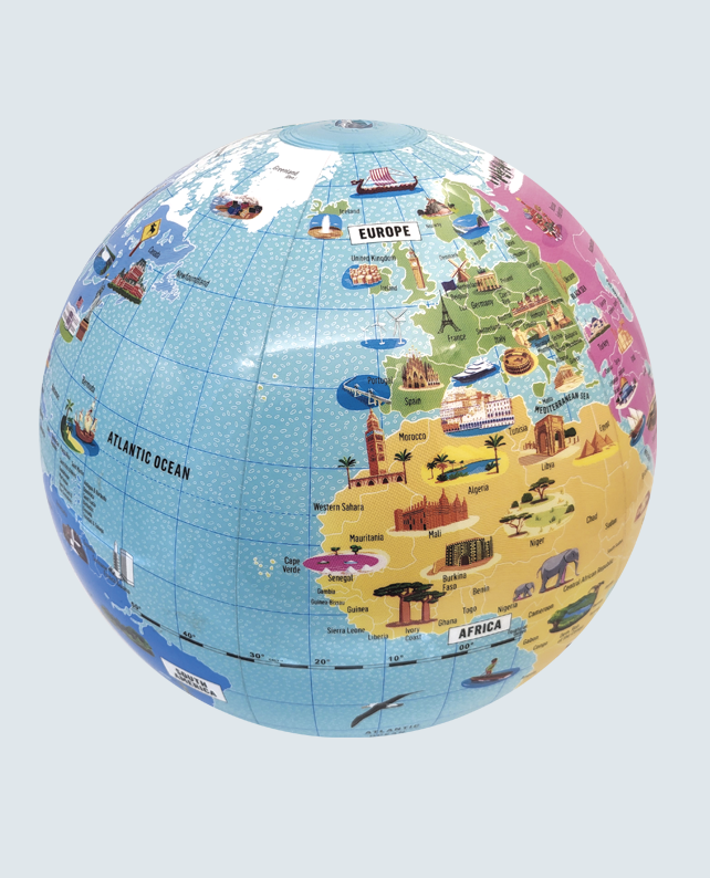 Caly Globe™ - Marvels of the World - 40cm